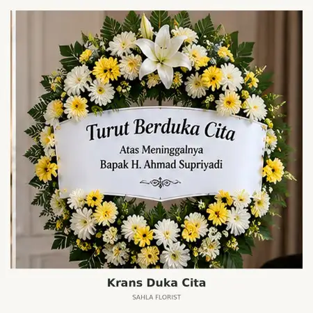 Krans Bunga Duka Pati